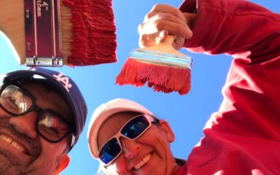 Rainbow Crosswalk Repainted Ahead of Cathedral City LGBT Days