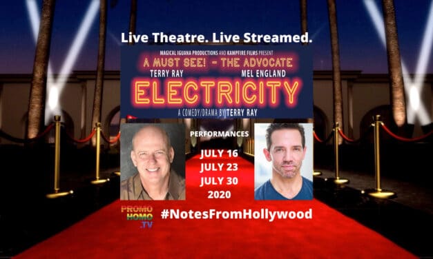 ELECTRICITY: Live Theatre. Live Streamed. Meet Playwright/Star Terry Ray & Co-Star Mel England