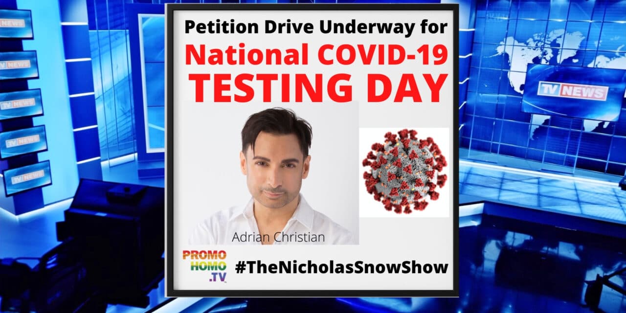 National COVID-19 Testing Day Petition Drive Underway