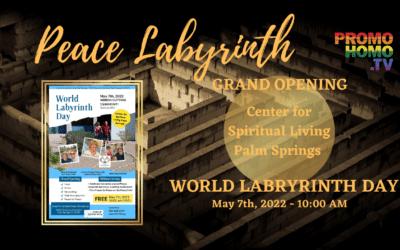 Peace Labyrinth Dedicated at the Center for Spiritual Living Palm Springs