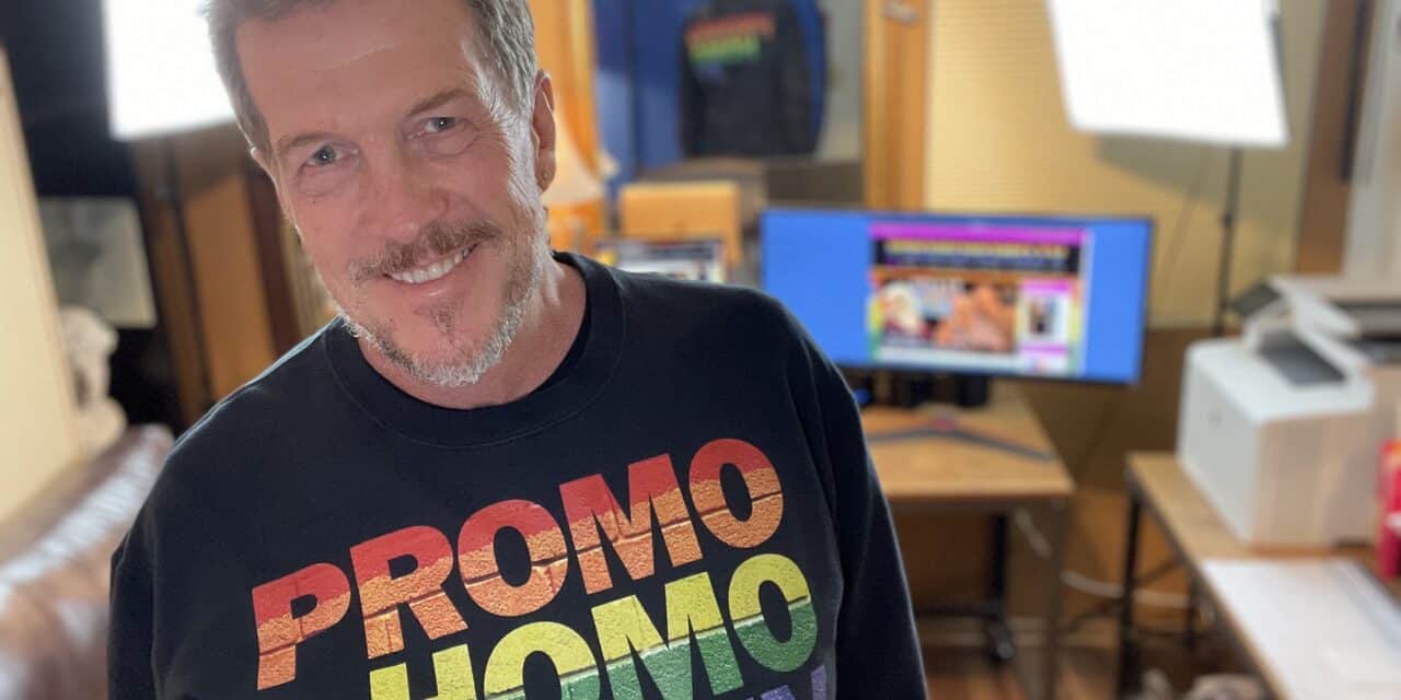 LGBTQ+ and HIV/AIDS activist Nicholas Snow continues broadcasting PromoHomo.TV®—an online TV network based in his bedroom!