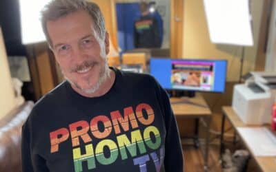 LGBTQ+ and HIV/AIDS activist Nicholas Snow continues broadcasting PromoHomo.TV®—an online TV network based in his bedroom!