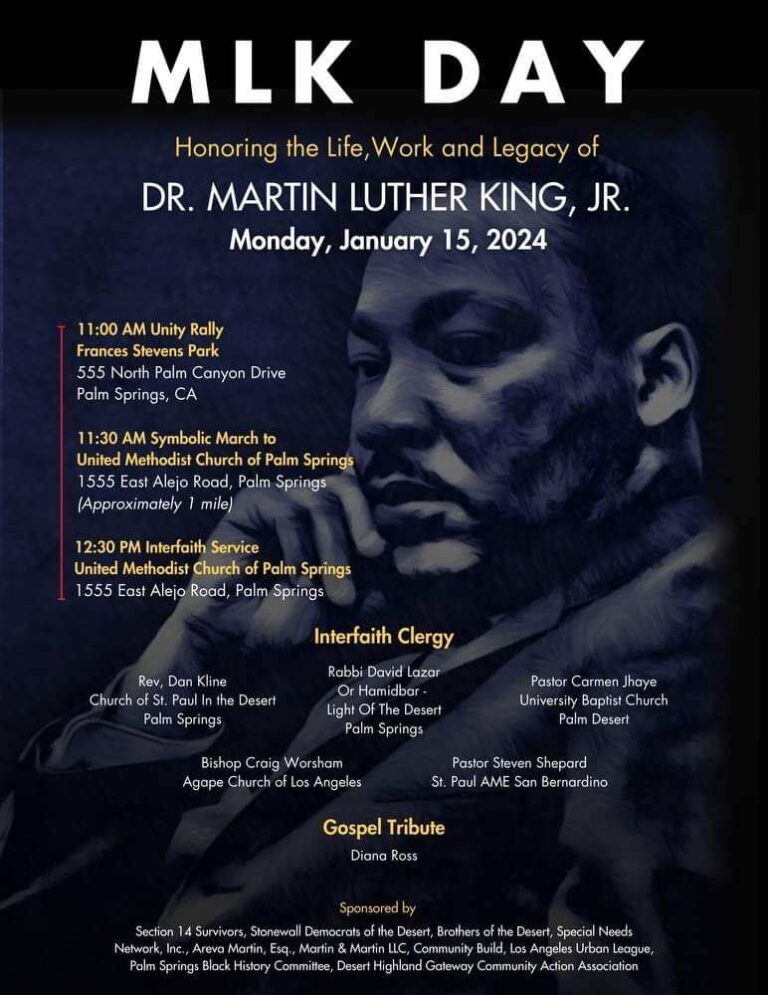 MLK Day Celebrations in Palm Springs focused on justice for Section 14