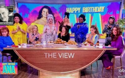 ABC’s The View brings out fabulous Florida Drag Queens to celebrate co-host Ana Navarro’s Birthday