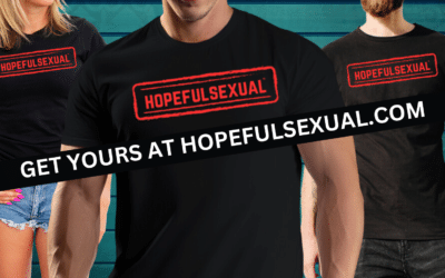 A play on the historically negative word “homosexual”, Hopefulsexual™ t-shirts, sweatshirts, tank tops, hoodies and baseball shirts inspire authentic human connection while combatting sexuality-based shame and stigma