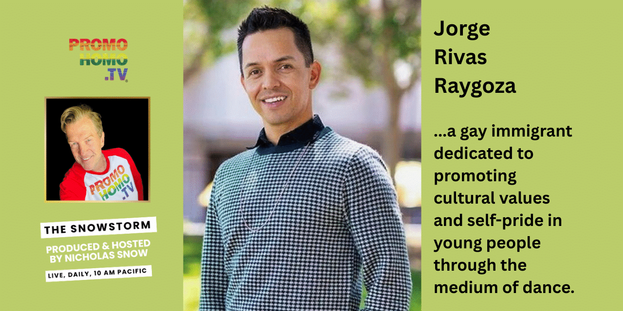 Jorge Rivas Raygoza, a proud gay immigrant from Mexico empowering Youth in Los Angeles